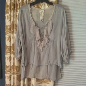 Free People Ruffle Top